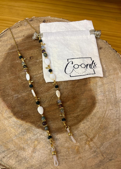 Cuelga Gafas Hoja Blanca