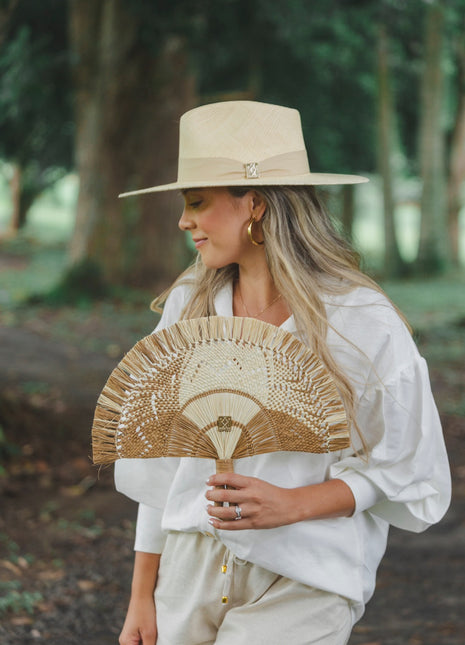 Sombrero Fedora Marfil