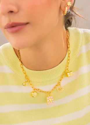 Collar Multicharms Juego De La Vida