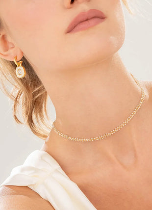 Choker Tejido Metales