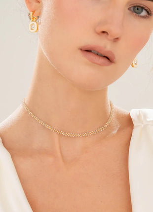 Choker Tejido Metales