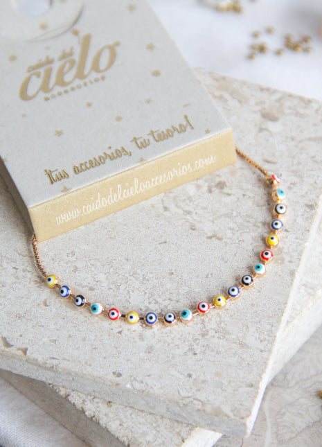 Pulsera Ojitos de Colores