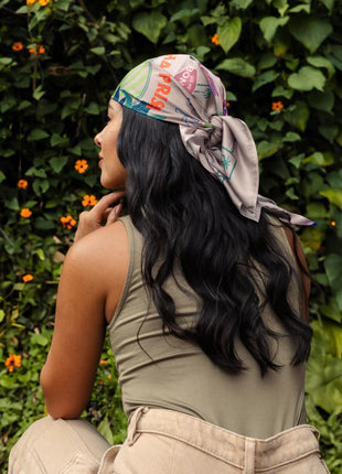 Pañoleta Coco Beige 70x70