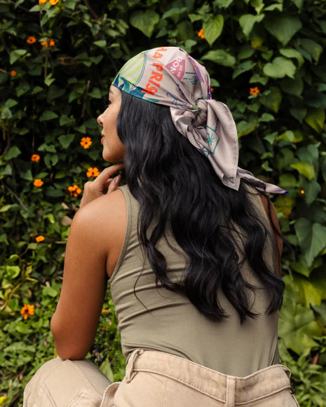 Pañoleta Coco Beige 70x70