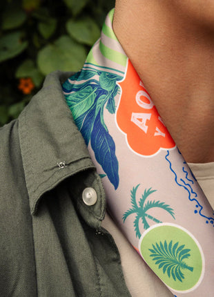 Pañoleta Coco Beige 70x70