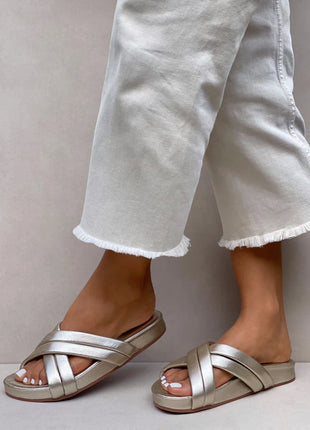 Sandalias Canoa Dorado