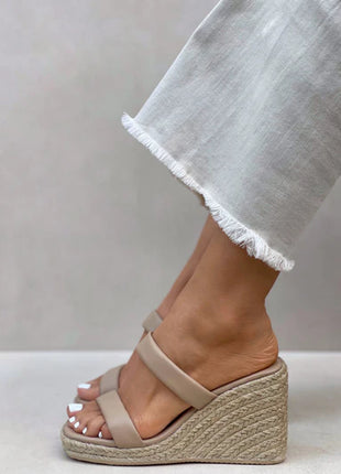 Plataforma en Yute Talco Capuchino