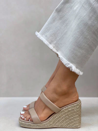 Plataforma en Yute Talco Capuchino