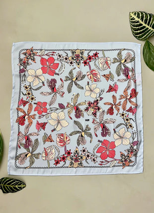 Pañoleta Colombia Florecida 70x70