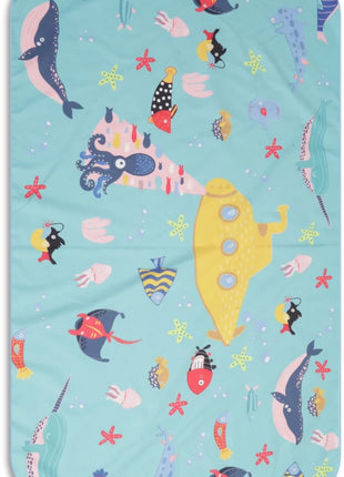 Toalla playera de microfibra Submarino