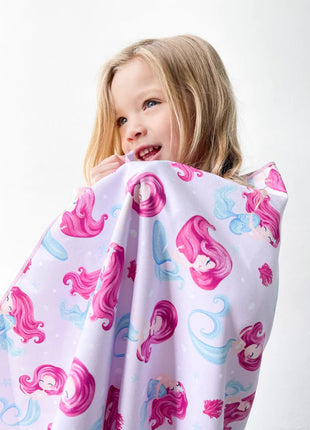 Toalla playera de microfibra Sirenita