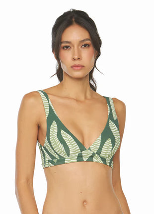 Bikini Fresno Verde Hojas